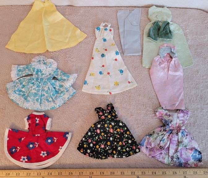 8 Vintage "HandSewn" Barbie Doll Dresses (Like Legacy Auction Company