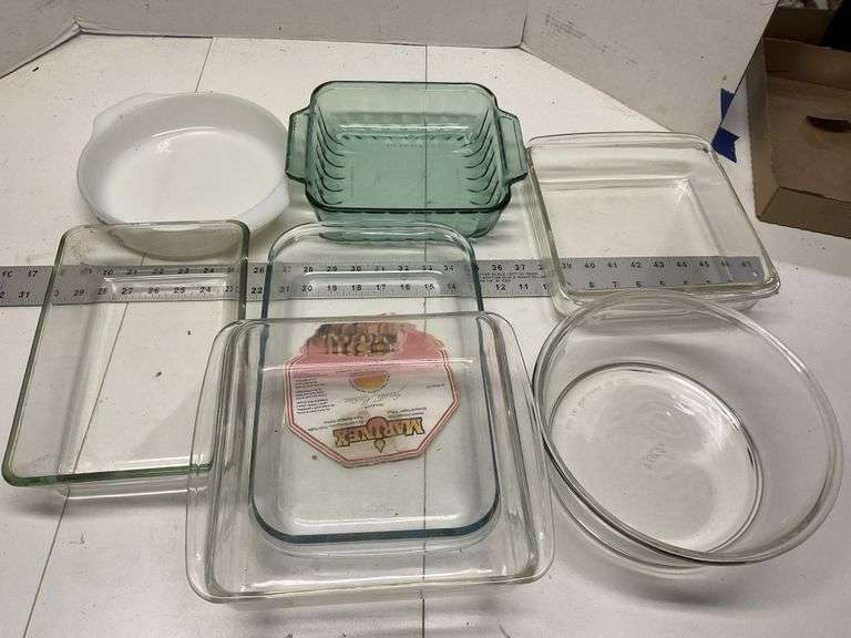 Glass baking dishes Legacy Auction Company