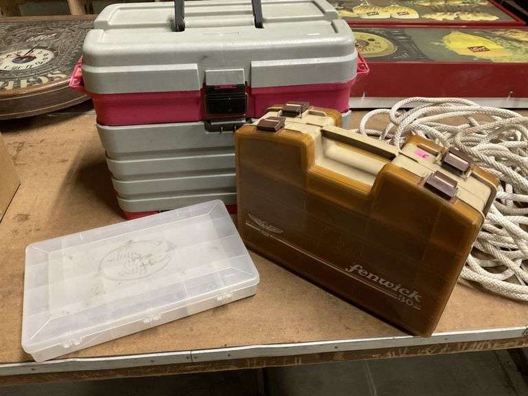 Tackle boxes Legacy Auction Company