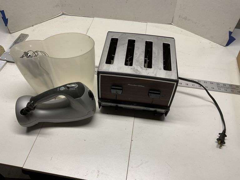 General Electric mixer and toaster Legacy Auction Company