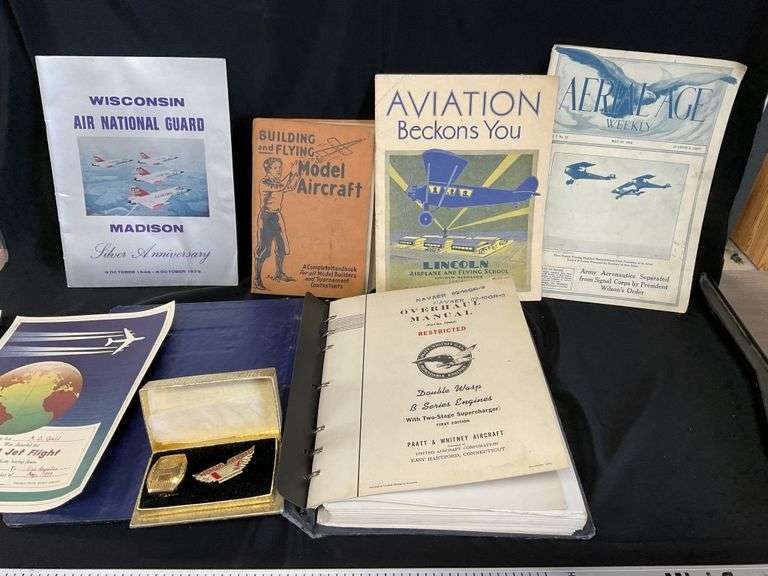 Aviation items Legacy Auction Company