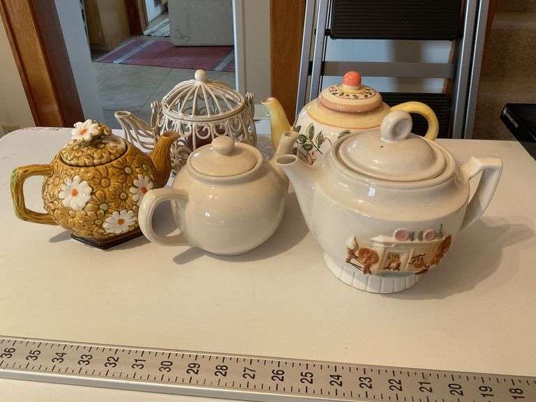 Assorted teapots Legacy Auction Company