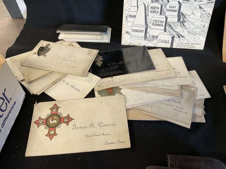 Miscellaneous vintage paper items Legacy Auction Company