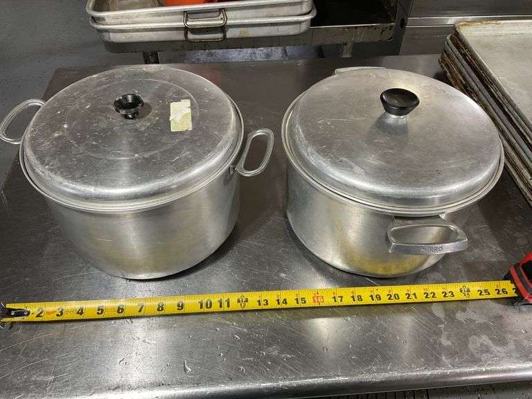 Aluminum pots Legacy Auction Company