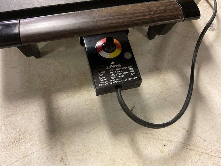 JCPenney electric griddle Legacy Auction Company