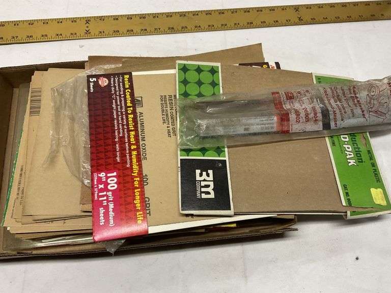 Assorted sandpaper Legacy Auction Company