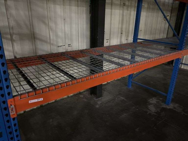 14‘ x 19‘ x 42” pallet racking, buyer removes! Legacy Auction Company