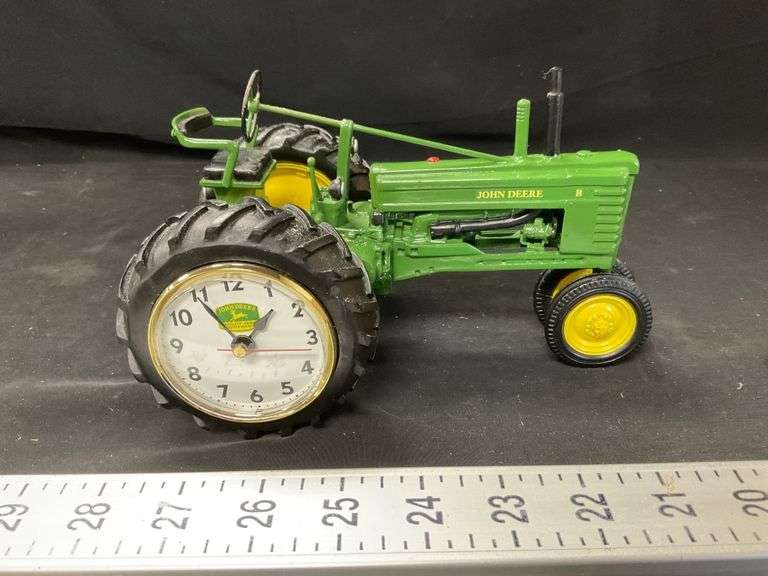 John Deere B tractor clock by Danbury Mint Legacy Auction Company