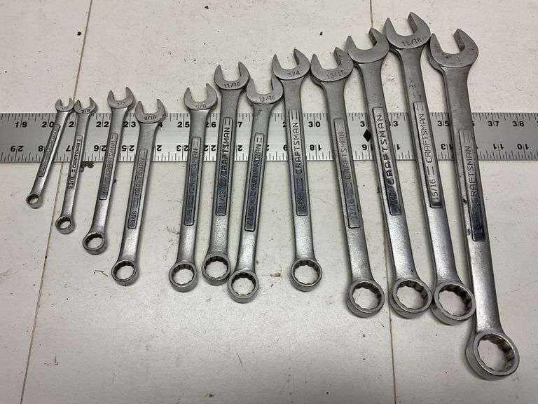 Craftsman combination wrenches Legacy Auction Company