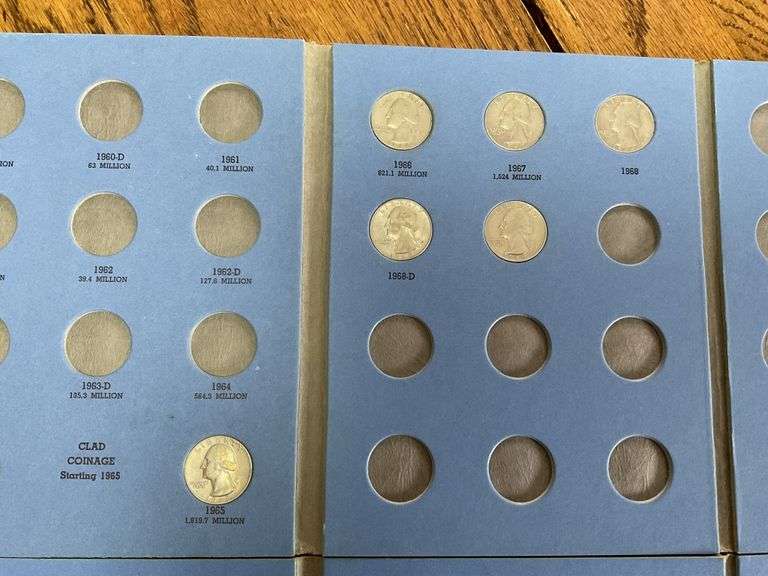 Washington quarter books Legacy Auction Company