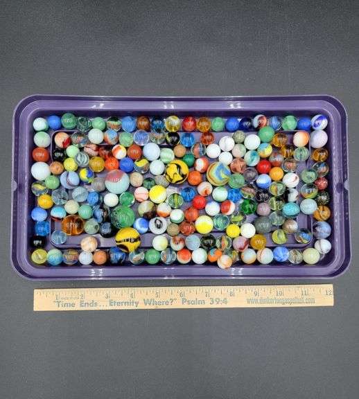 Marbles Nice Shooters & Several Glow Under Black Light Legacy