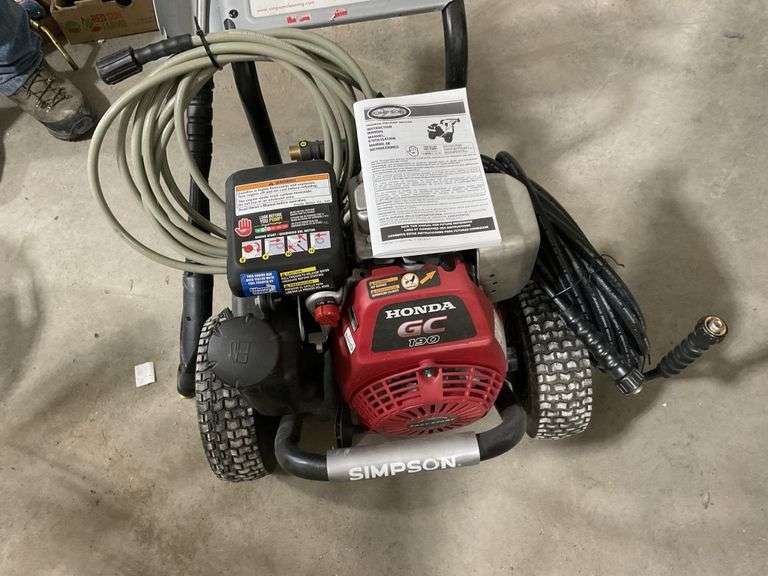 Simpson 3100 psi pressure washer with Honda 190 cc engine Legacy