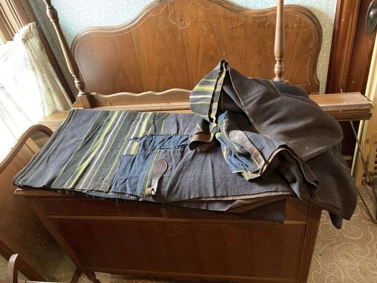 2 vintage wool horse blankets Legacy Auction Company