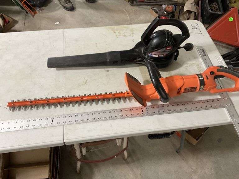 Black and decker electric 24 inch hedge trimmer and Toro electric