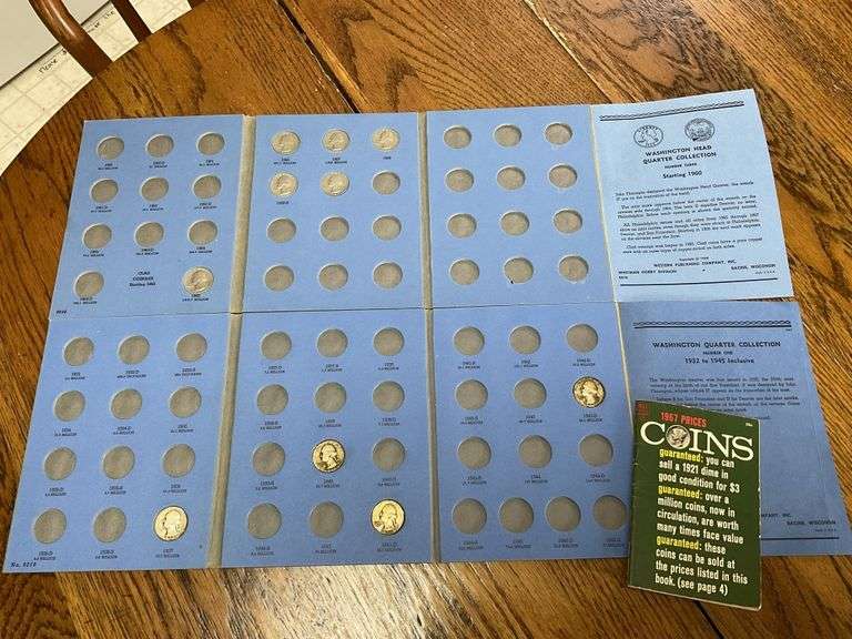 Washington quarter books Legacy Auction Company