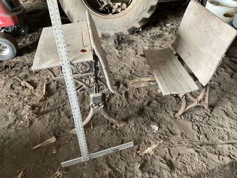 Vintage school desk parts Legacy Auction Company