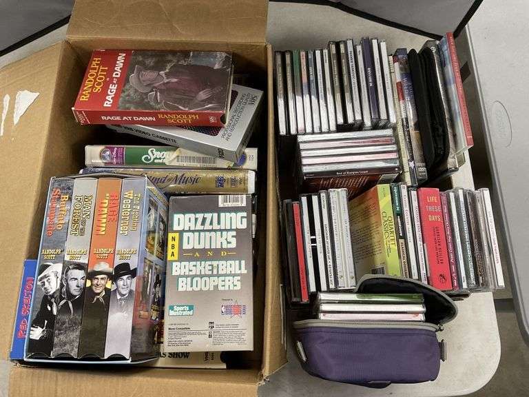 CDs, DVDs & VHS tapes Legacy Auction Company