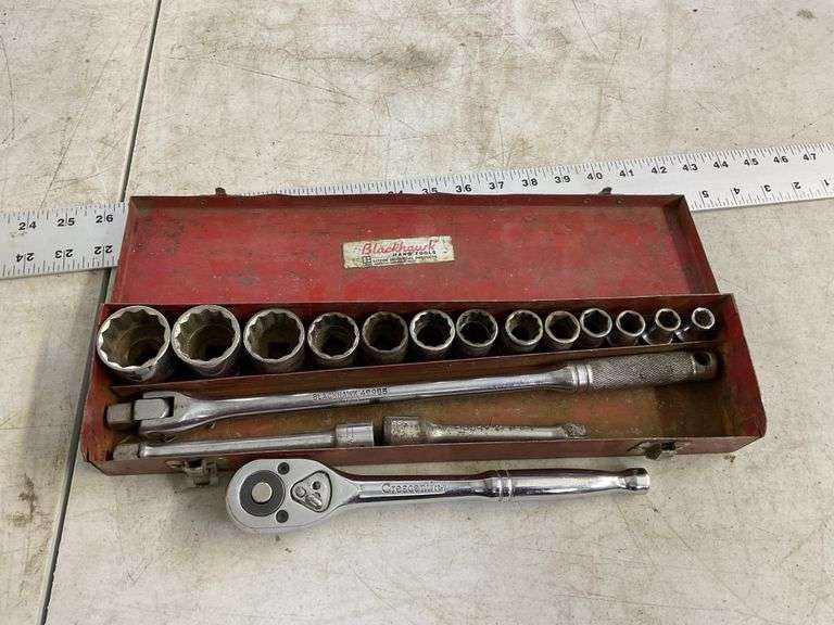 Assorted half inch socket set Legacy Auction Company