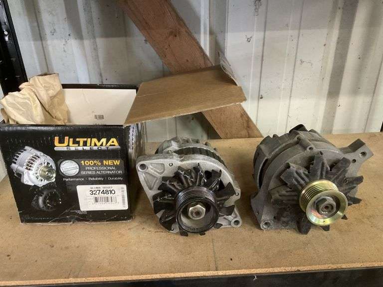 Two Alternators. As is Legacy Auction Company