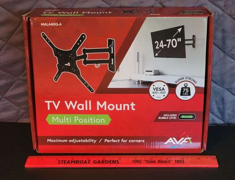 "AVF" Multi Position TV Wall Mount (NIB) Legacy Auction Company