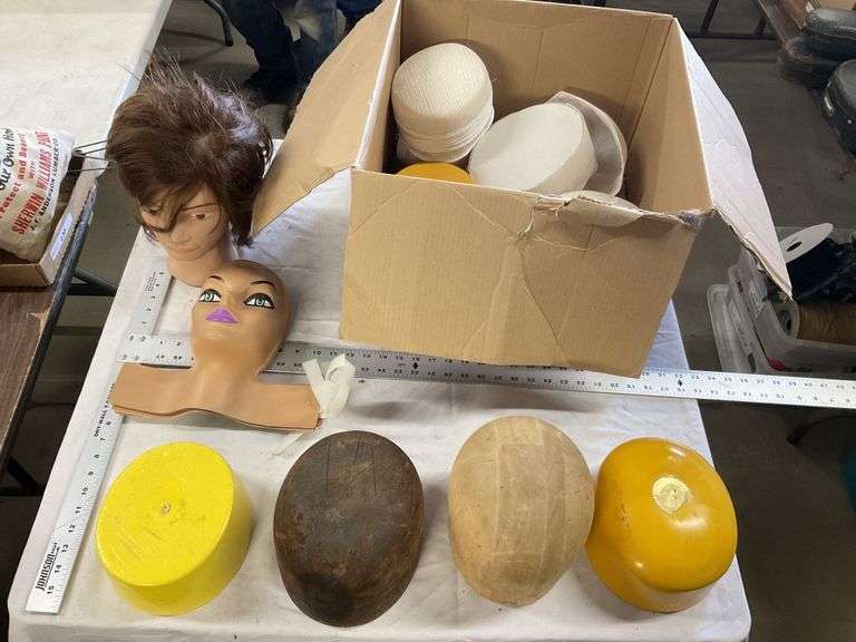 Hats and hat stands etc. Legacy Auction Company