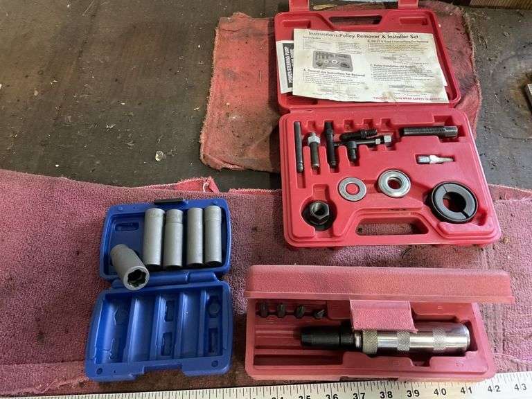 Roll pins, bushing/ Bearing driver set, impact Legacy Auction Company