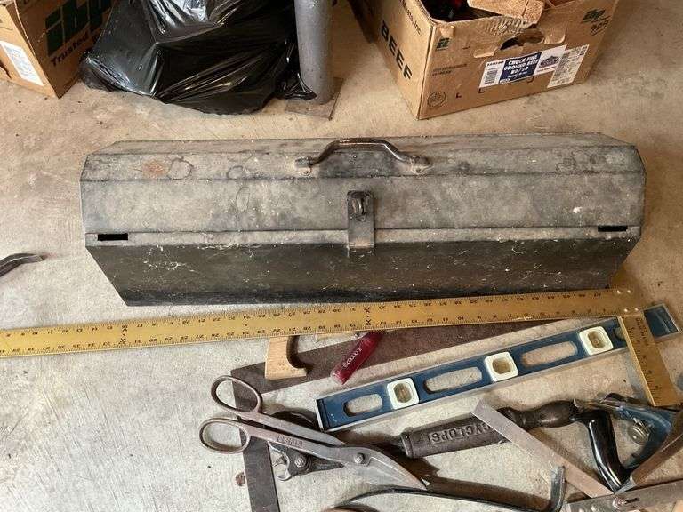 Woodworking tools with box Legacy Auction Company