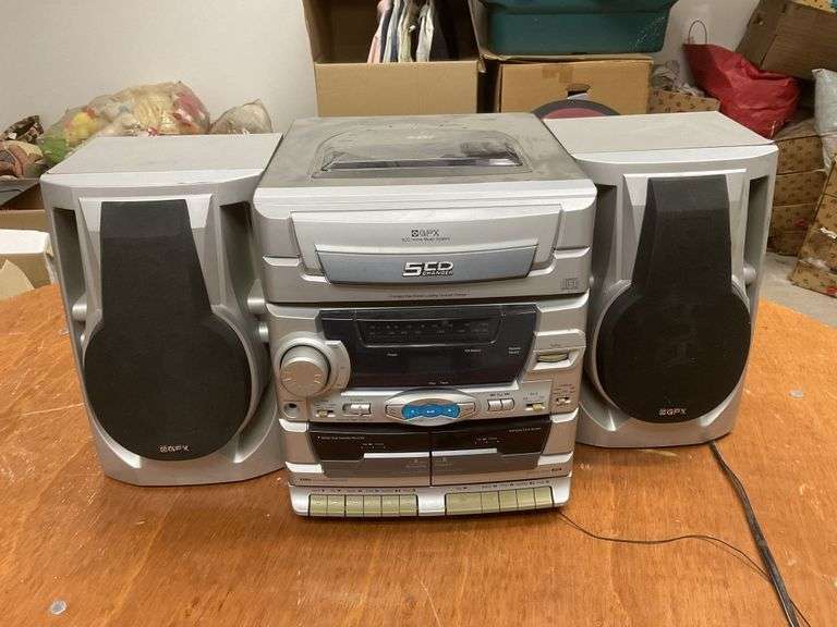 GPX 5 CD home music system Legacy Auction Company