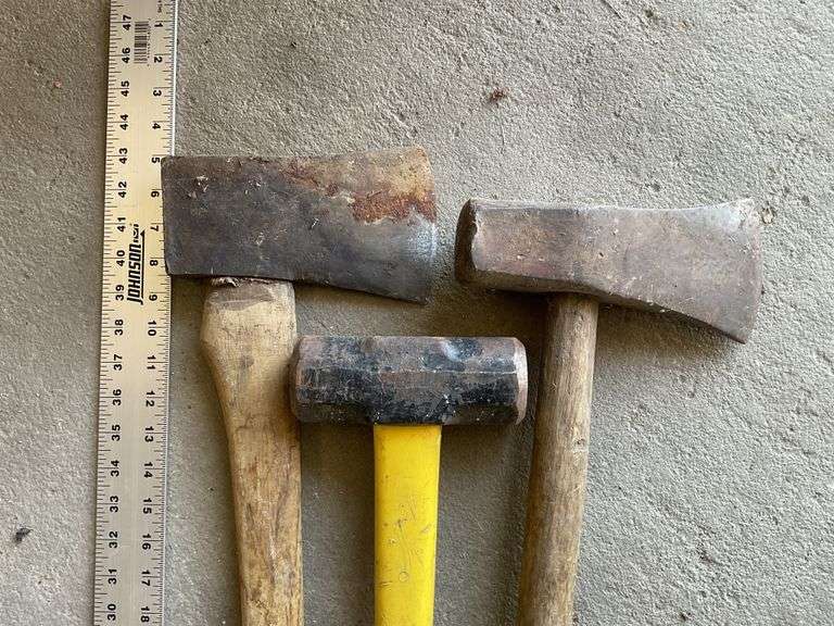 Axes and sledge hammer Legacy Auction Company