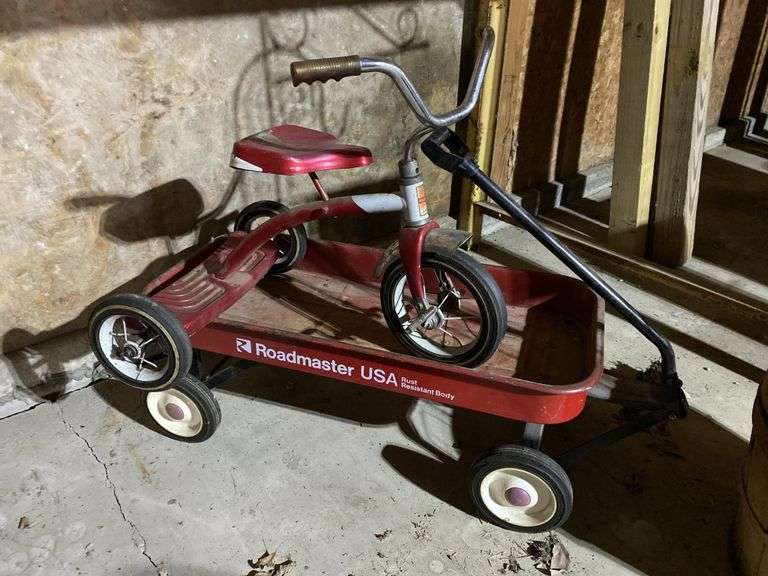 Roadmaster and tricycle Legacy Auction Company