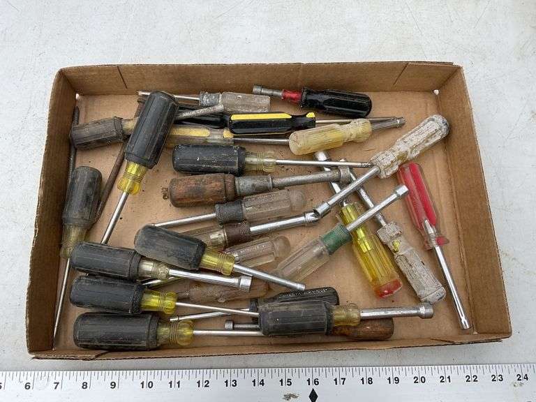 Assorted nut drivers Legacy Auction Company