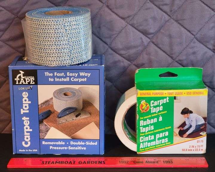 Carpet Tape (Duck Brand is New / Other is Legacy Auction Company