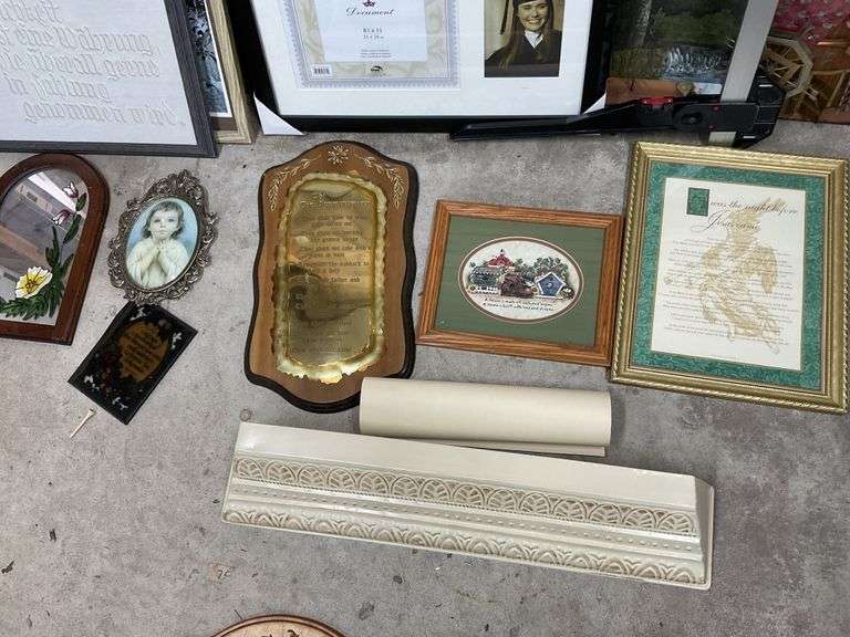 Pictures, frames, etc. Legacy Auction Company