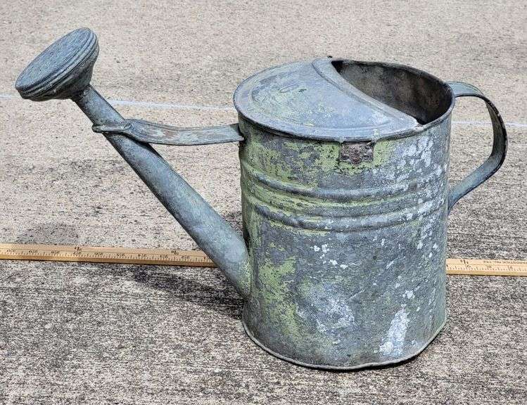 Vintage Galvanized Watering Can Legacy Auction Company