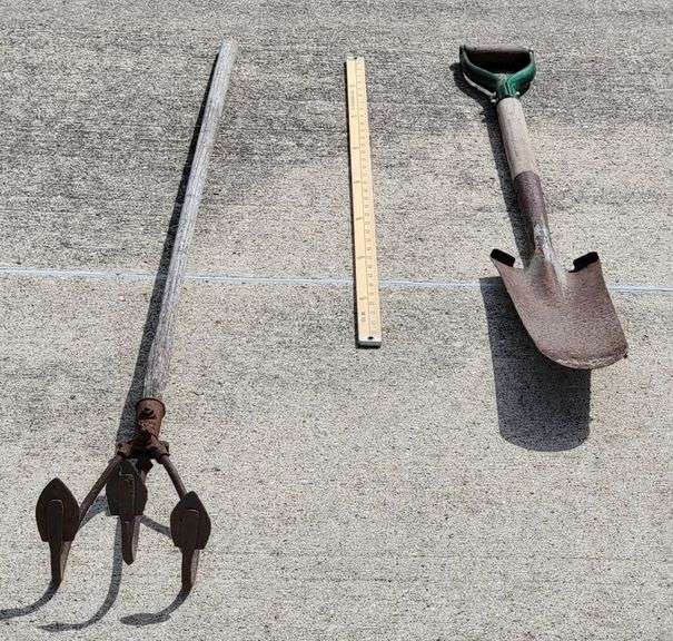 Vintage Tiller & Trenching Shovel Legacy Auction Company