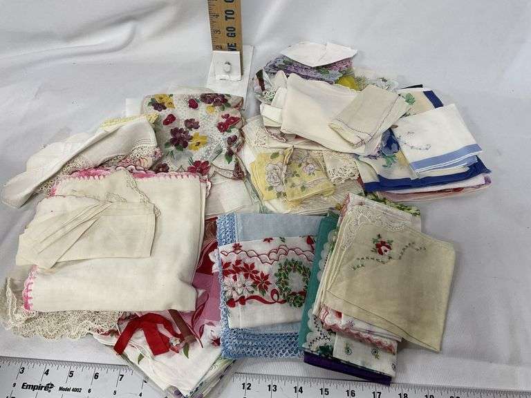 Vintage ladies hankies Legacy Auction Company