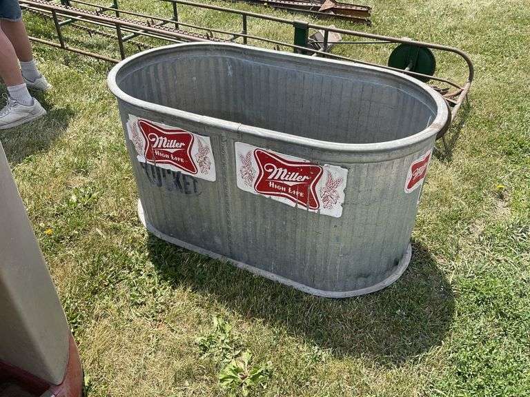 Galvanized cattle water tank Legacy Auction Company