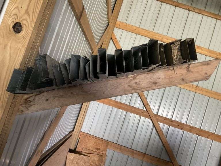 Approximately 41 two by fours 10 foot metal studs Legacy Auction Company