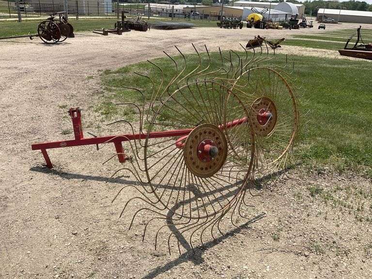 Vicon 3pt. 2 wheel rake - Legacy Auction Company