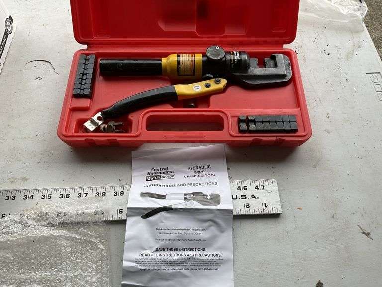 Central hydraulics wire crimping tool Legacy Auction Company