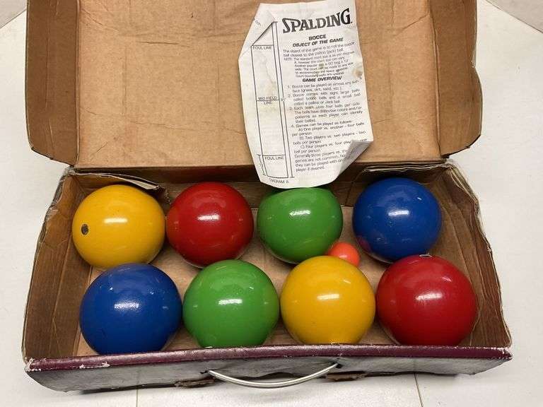 Spalding power play Bocce ball set Legacy Auction Company