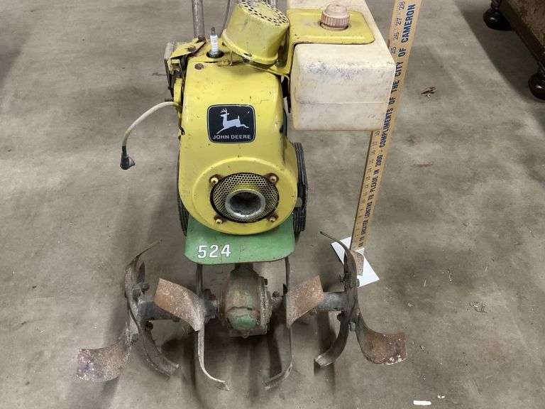 John Deere 524 garden tiller for parts Legacy Auction Company