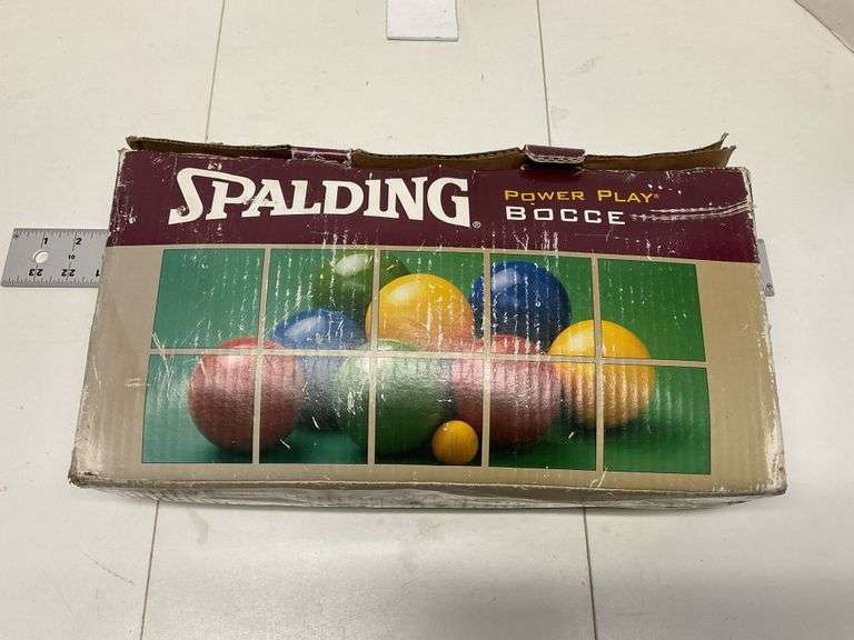 Spalding power play Bocce ball set Legacy Auction Company