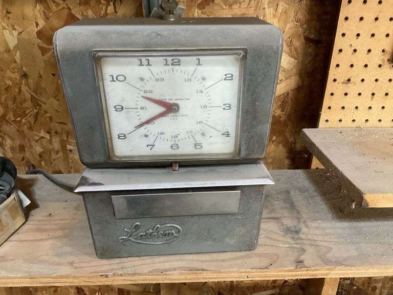 Lathem time clock Legacy Auction Company