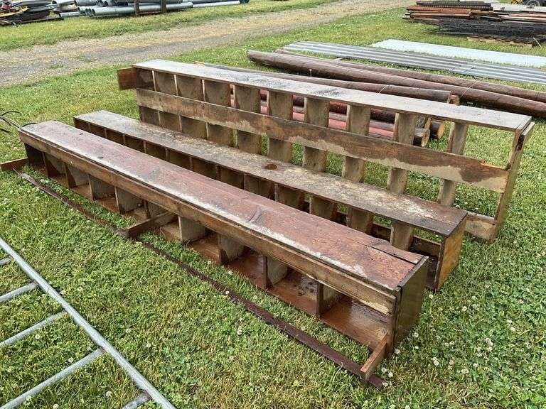 Three vintage wooden chicken nesting boxes Legacy Auction Company