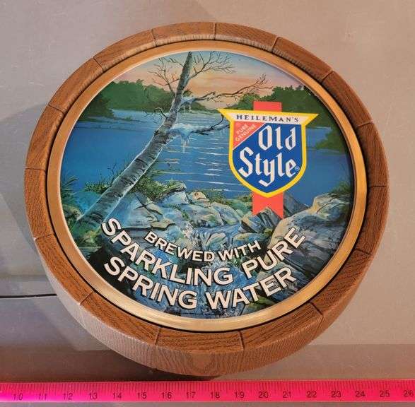 Vintage "Old Style" Bar Light Legacy Auction Company