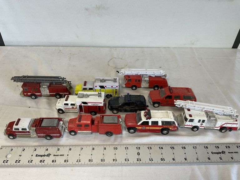 Emergency vehicle toys Legacy Auction Company