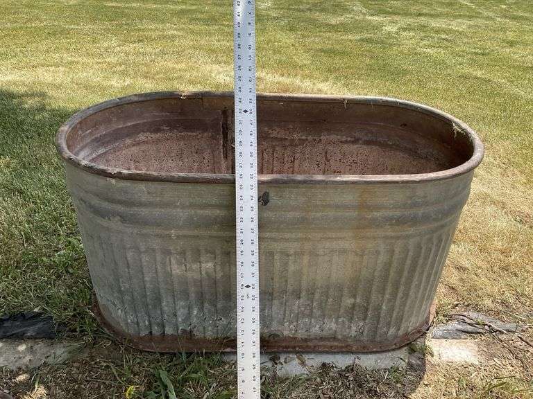 Galvanized stock tank Legacy Auction Company