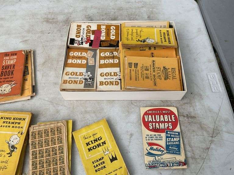 King corn and gold Bond stamps etc. Legacy Auction Company