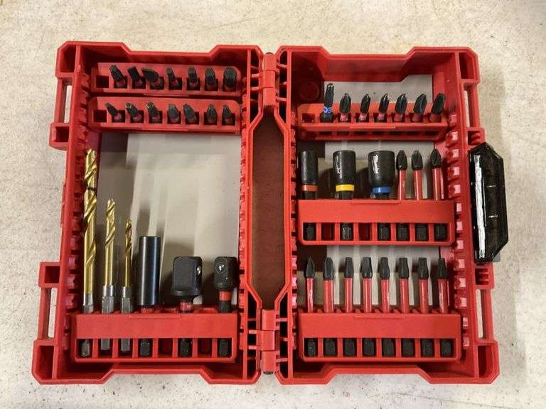 Milwaukee bit set, nut drivers Legacy Auction Company